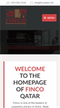 Mobile Screenshot of fincoqatar.com